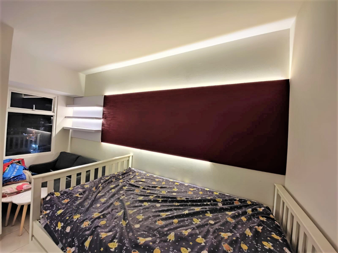 Bedroom, Simply Rooms Studio at Springlake Apartment Summarecon, Bekasi