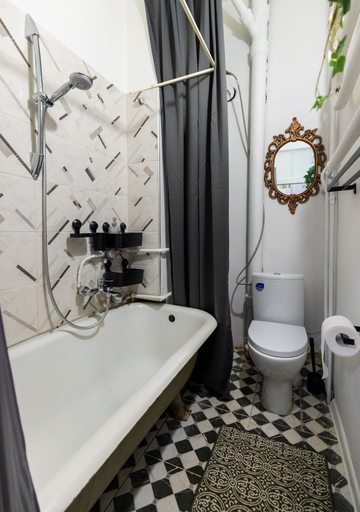 Bathroom, DOMA3 Luxury Vilnius Apartment, Vilniaus