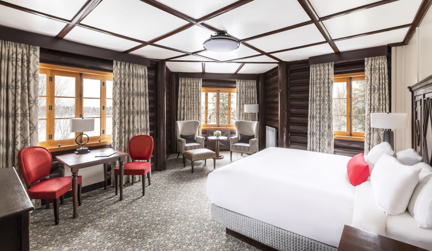 Bedroom 4, Fairmont Le Chateau Montebello, Papineau