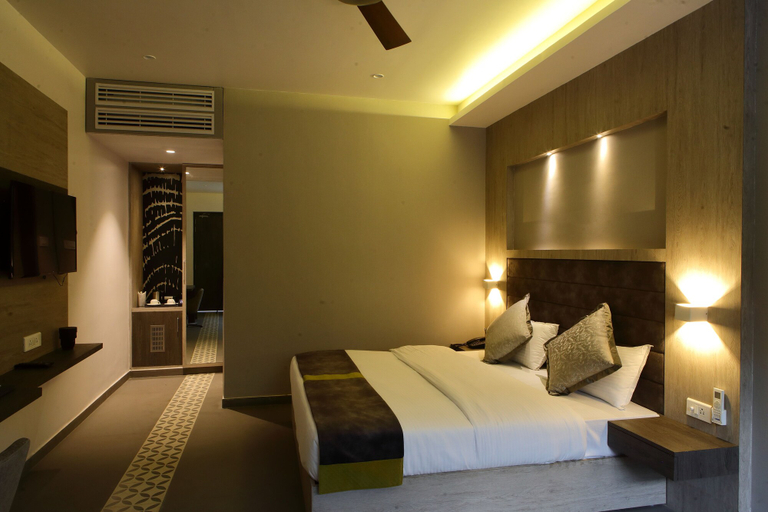 Bedroom 1, Kingston Resort, Kanpur Nagar