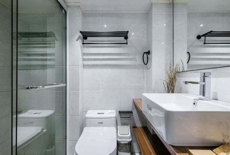 Bathroom, Zhigao West Lake Apartment Xifuju, Hangzhou