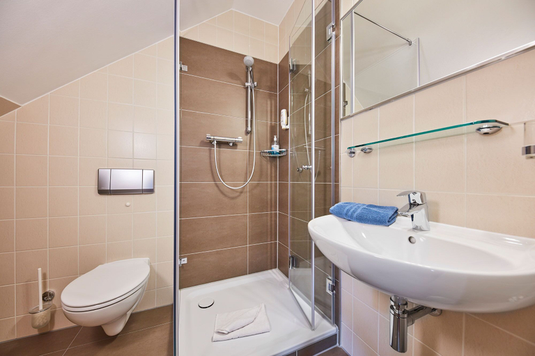 Bathroom 3, Hotel garni Sonnenhof, Meißen