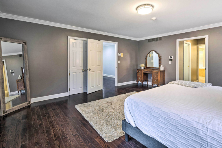 Bedroom 5, Spacious Rochester Home w/ Heated Pool & Hot Tub!, Monroe