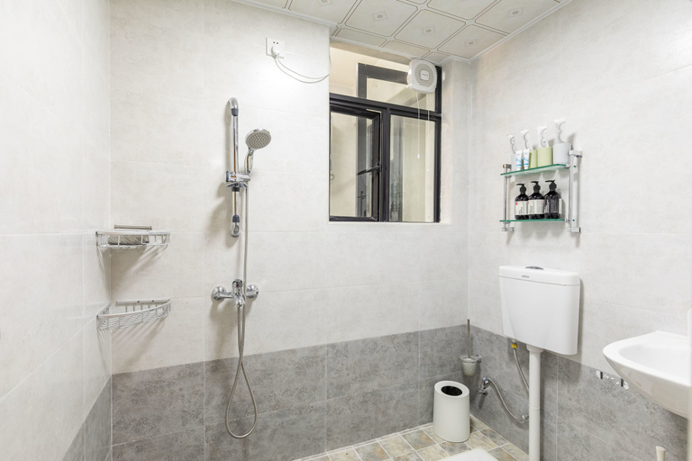 Bathroom, Locals Boutique Apartment Huafa Plaza 25, Hangzhou