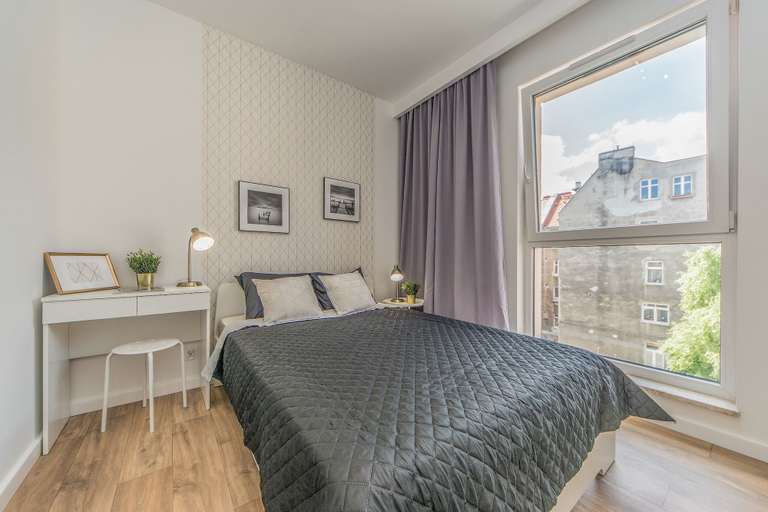 Bedroom 3, Apartamenty Apartinfo Długa Grobla, Gdańsk City