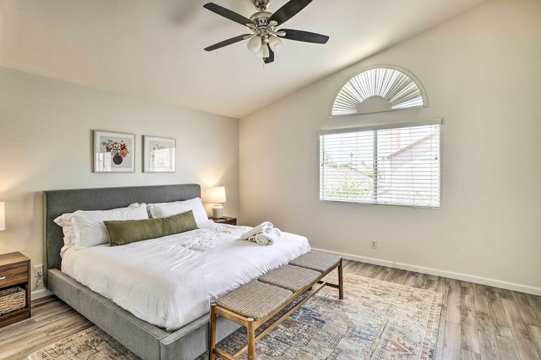Bedroom 4, Home with Private Pool and Game Room in Indio!, Riverside