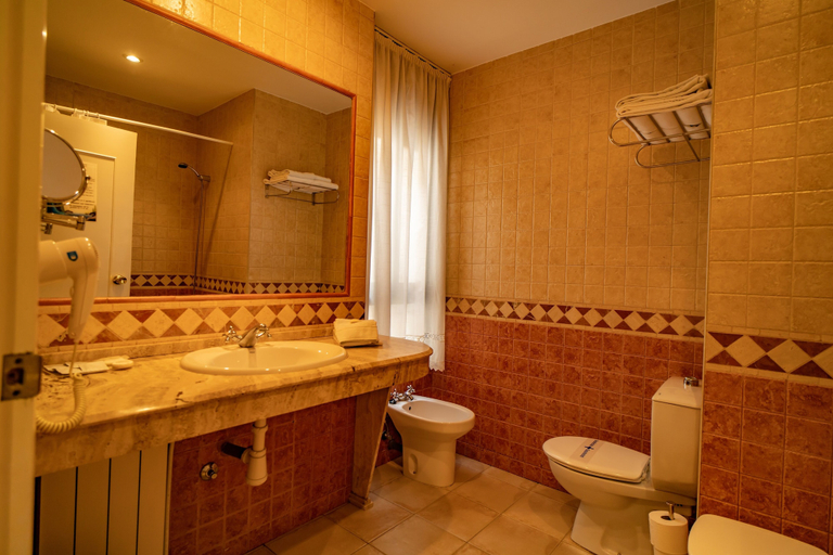 Bathroom 4, Hotel Alfonso IX, Cáceres