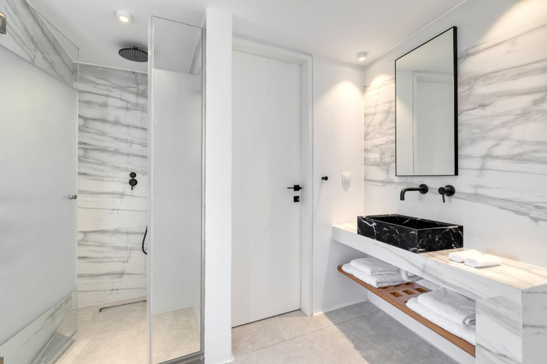 Bathroom 5, Panormos Bay Suites, South Aegean