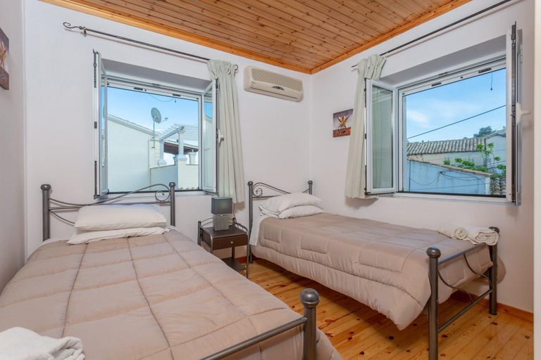 Bedroom 4, Porto Walk to Beach Sea Views A C Wifi Car Not Required - 385, Ionian Islands