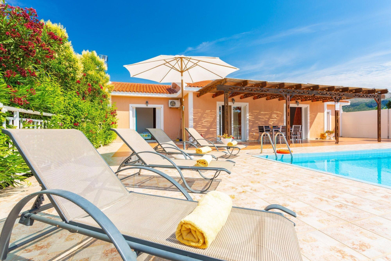 Others 4, Villa Peach Large Private Pool Walk to Beach Sea Views A C Wifi Car Not Required - 2181, Ionian Islands