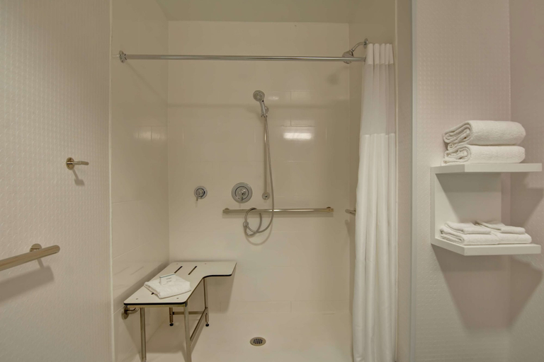 Bathroom 4, Hampton Inn & Suites Newark-Harrison-Riverwalk, Hudson