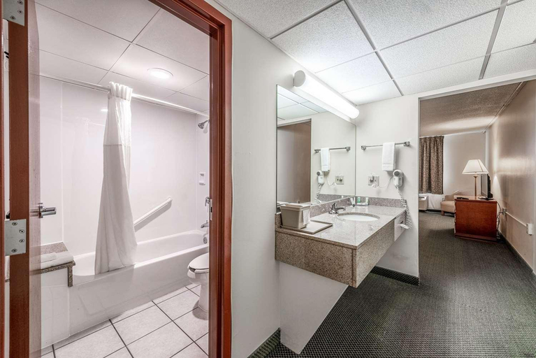 Bathroom 4, Quality Inn Bradley- Bourbonnais, Kankakee