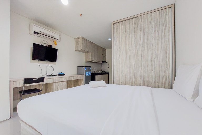 Bedroom 3, Fancy and Nice Studio Apartment at Tuscany Residence By Travelio, South Tangerang