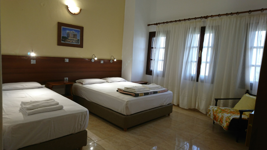 Bedroom 2, Eleni Rooms, South Aegean