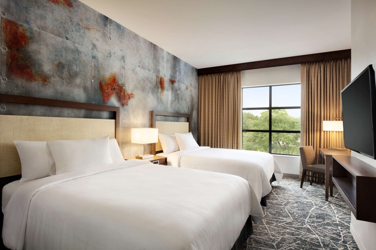 Bedroom 2, Embassy Suites by Hilton San Antonio Brooks Hotel & Spa, Bexar