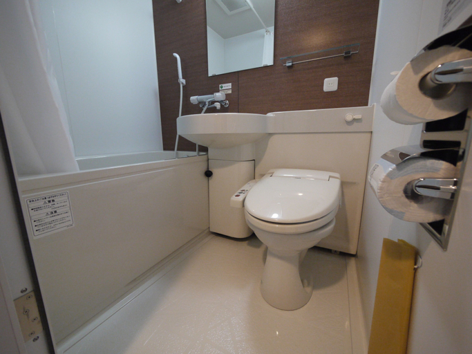 Bathroom 4, Hotel Route-Inn Kanuma Inter, Kanuma