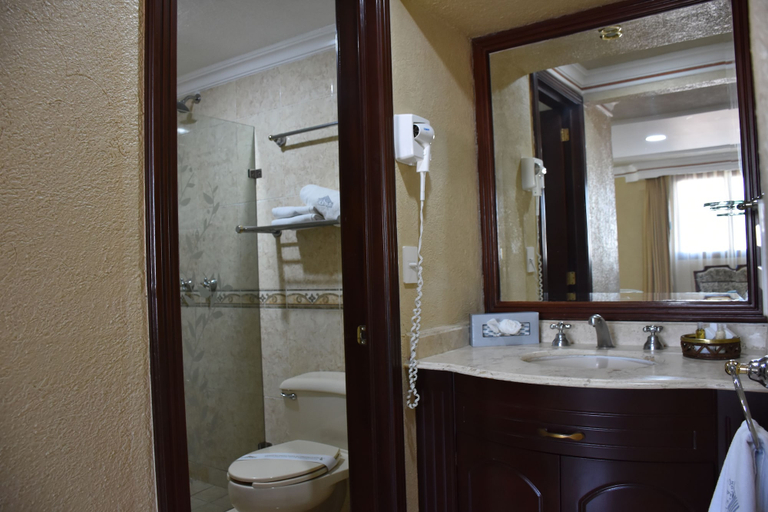 Bathroom 4, Hotel Casino Plaza, Guadalajara
