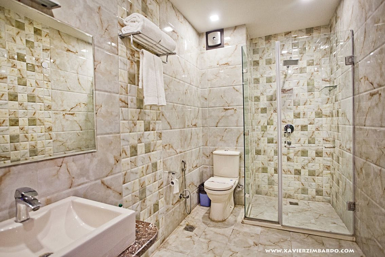 Bathroom 3, Hotel Krishnam, Mathura