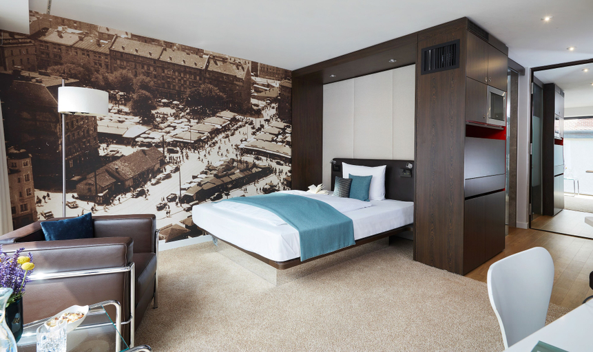 Bedroom 3, Living Hotel Das Viktualienmarkt, München