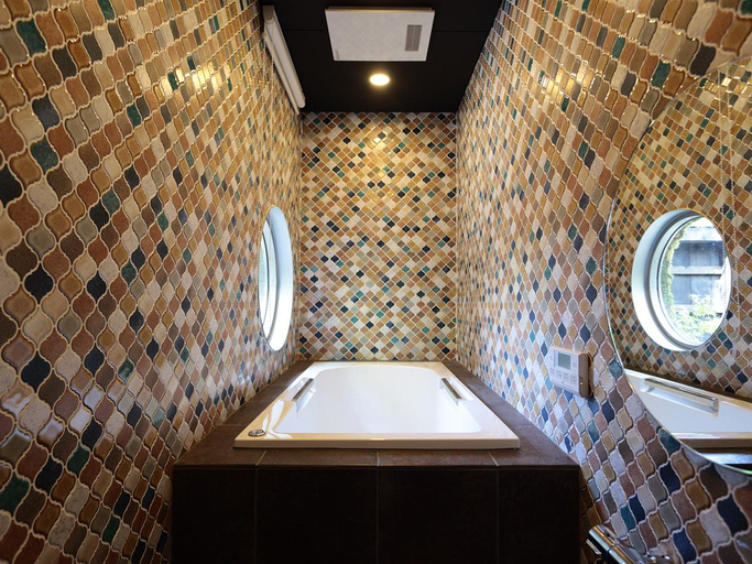 Bathroom 3, Usaginonedoko Guest House, Kyoto