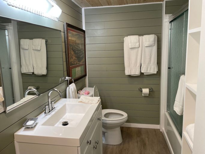 Bathroom 3, The Sautee Inn Bed & Breakfast, White