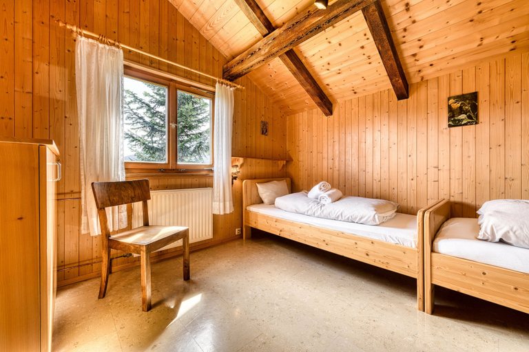 Bedroom 2, Waldhütte Panorama Tschengla by A-Appartements, Bludenz