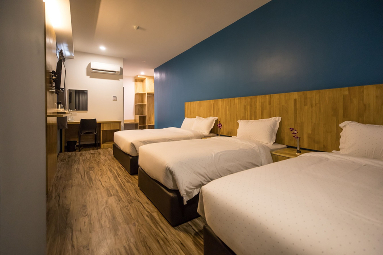 Bedroom 5, 3-Plus Hotel, Kota Kinabalu