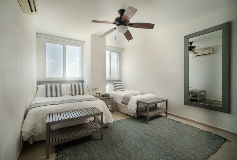 Bedroom 3, ARENA Stunning 2 BDR Beachfront- Designer Vibes, Benito Juárez