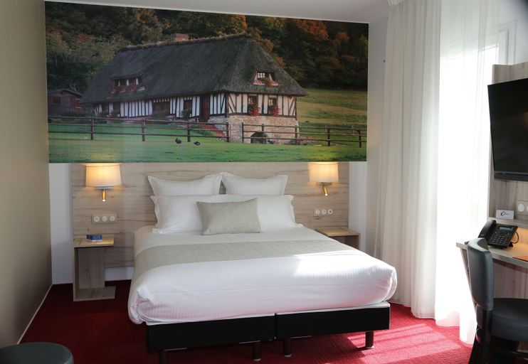 Bedroom 2, The Originals City, Hôtel Acadine, Pont-Audemer, Eure