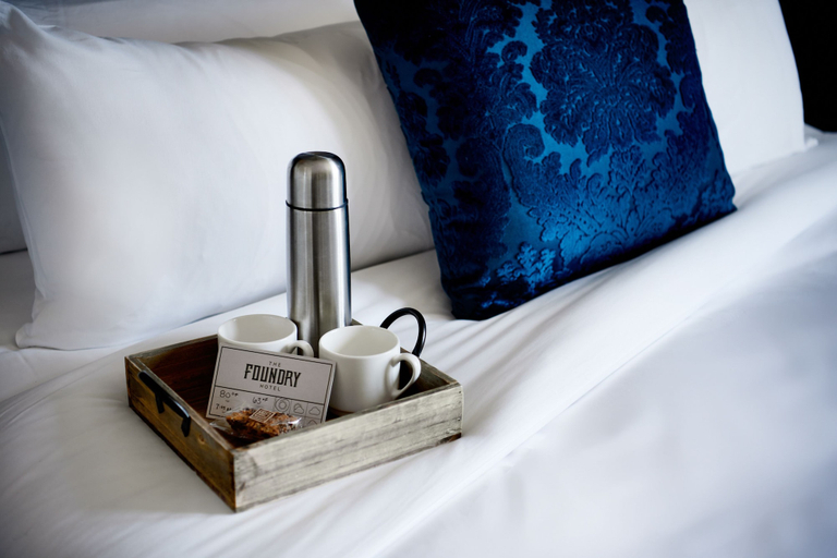 Bedroom 2, The Foundry Hotel Asheville, Curio Collection by Hilton, Buncombe