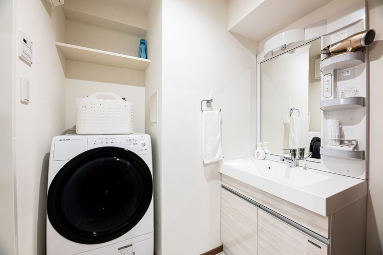 Bathroom 3, Tomariehotel & condominium, Fukuoka