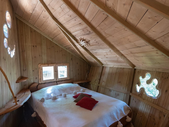 Bedroom 1, Les cabanes de Labrousse, Ardèche