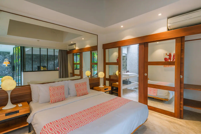 Bedroom 2, Villa Anahata: Modern 2BR Villa with Pool in Seminyak, Badung