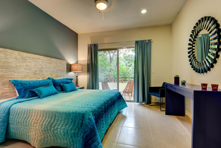 Bedroom 3, Blue Beach 2 BRM apt sleeps 5, Cozumel