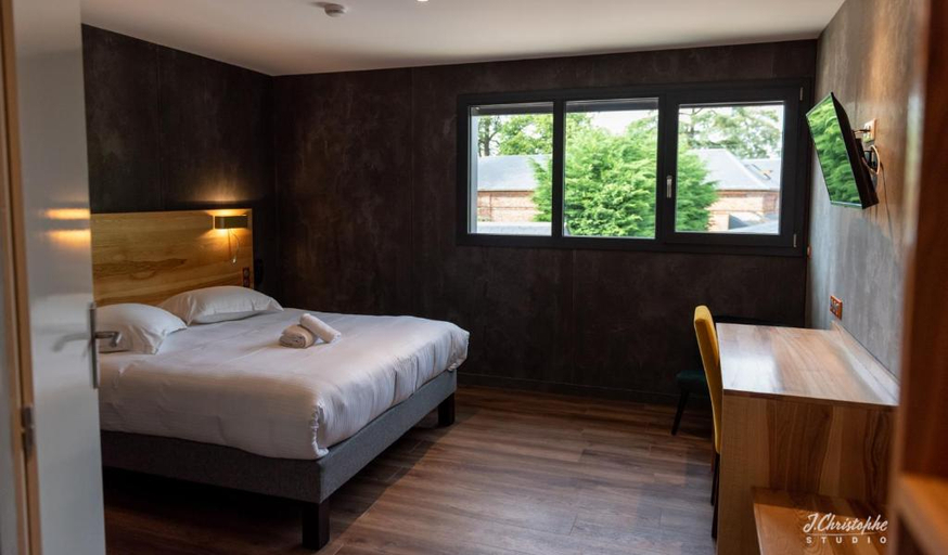 Bedroom 3, Logis Hotel La Corne D'abondance, Eure