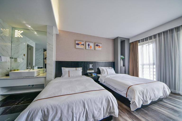 Bedroom 2, Yuji Terrace Seaview Inn 大理双廊玉几台海景客栈, Dali Bai