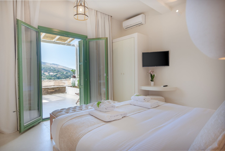 Bedroom 2, Casa Di Fiori Andros Suites, South Aegean