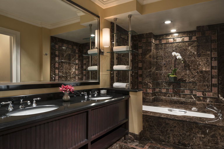 Bathroom 5, Beverly Wilshire, Beverly Hills, A Four Seasons Hotel, Los Angeles