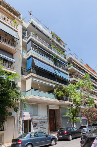 Exterior & Views 2, Modern Equipped Studio w View in Kipseli, Attica
