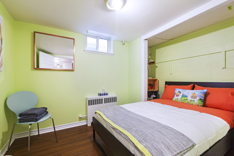 Bedroom 3, Colourful 2-bedroom Apartment, Toronto