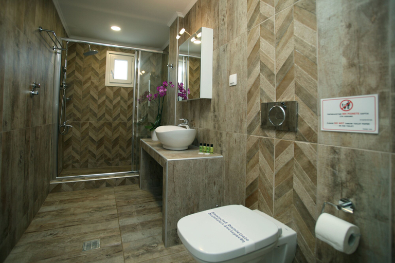 Bathroom 5, Apollo Apartments & Studios, Central Macedonia