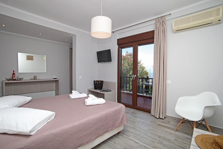 Bedroom 2, Apollo Apartments & Studios, Central Macedonia