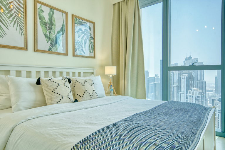 Bedroom 3, Boho-Chic Cosy 1BR, minutes to Burj Khalifa, Dubai