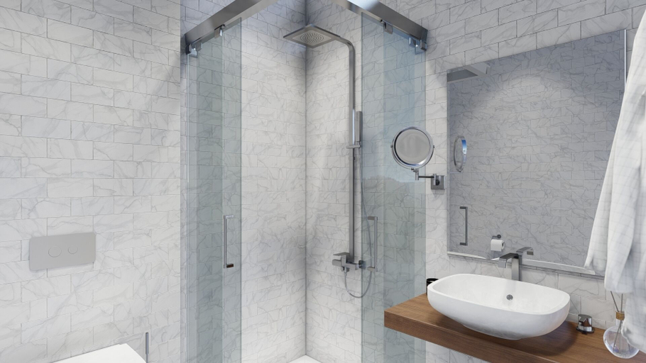 Bathroom 4, Amnissos Residence, Crete