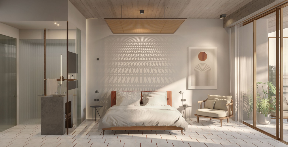 Bedroom 3, The Nines