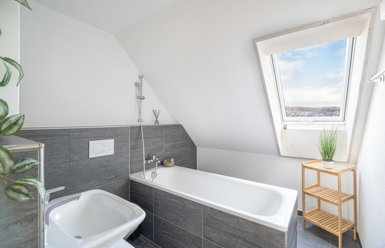 Bathroom 3, E-64 Duplex-3BDR apartment with Sky roof-Zurich West, Zürich