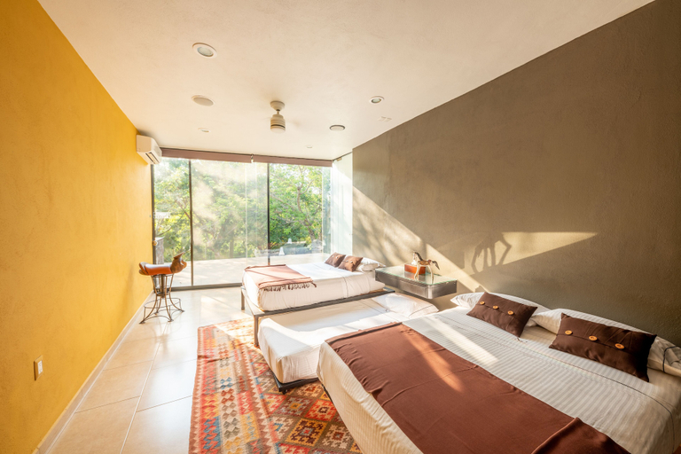 Bedroom 2, Casa Ave del Risco (Villa con río y cascada al interior), Colima