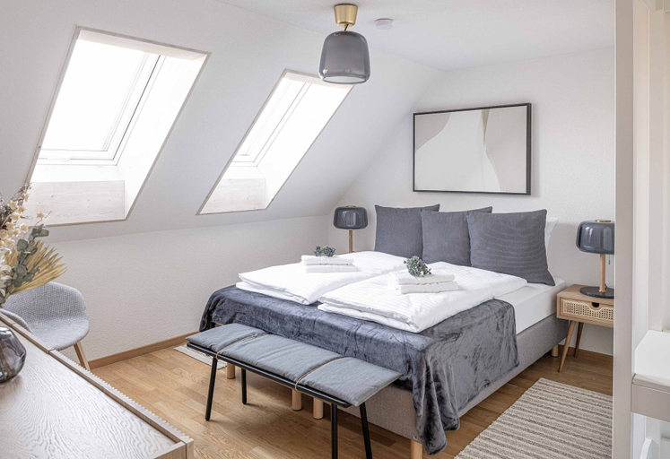 Bedroom 1, E-64 Duplex-3BDR apartment with Sky roof-Zurich West, Zürich