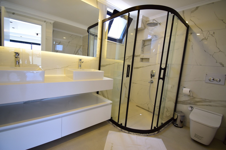 Bathroom, Luxury 4-bed Villa With Private Pool and Jacuzzi, Fethiye