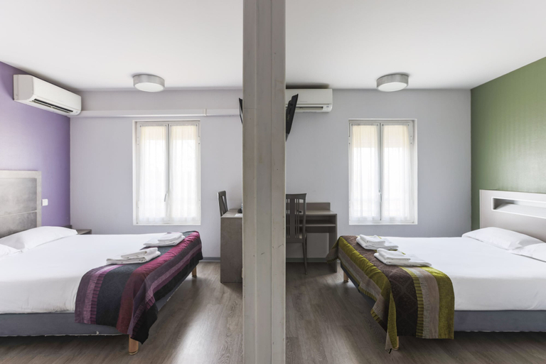 Bedroom 3, Hotel Bar du Centre, Landes
